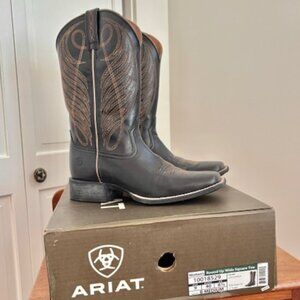 Ariat Women's Square Toe Black Boot Size 9